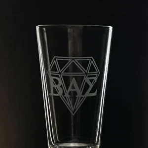Custom engraved sorority pint